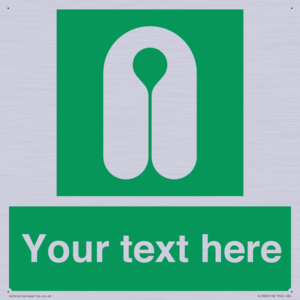 Custom sign safe condition Lifejacket